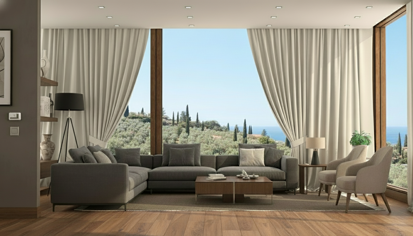 Tende da interni - sollevate da terra