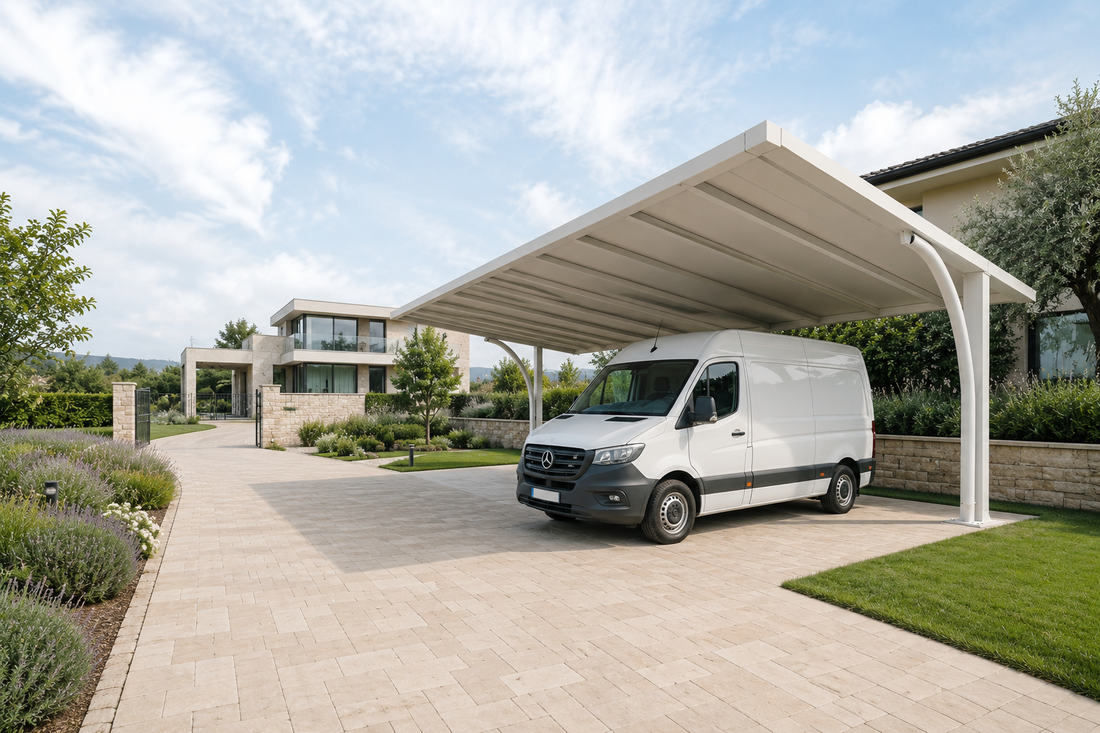 Pensilina e Tettoia per Furgoni, Camper e Veicoli Commerciali – Su Misura in Veneto