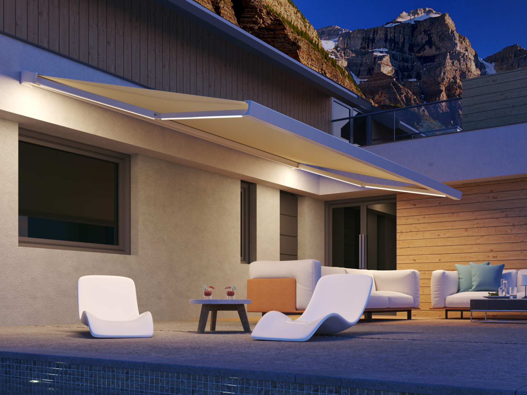 Caraibi - Tenda da Sole a Bracci