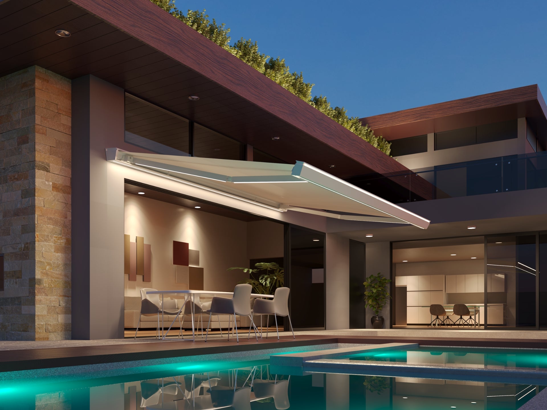 Hawaii - Tenda da Sole a Bracci