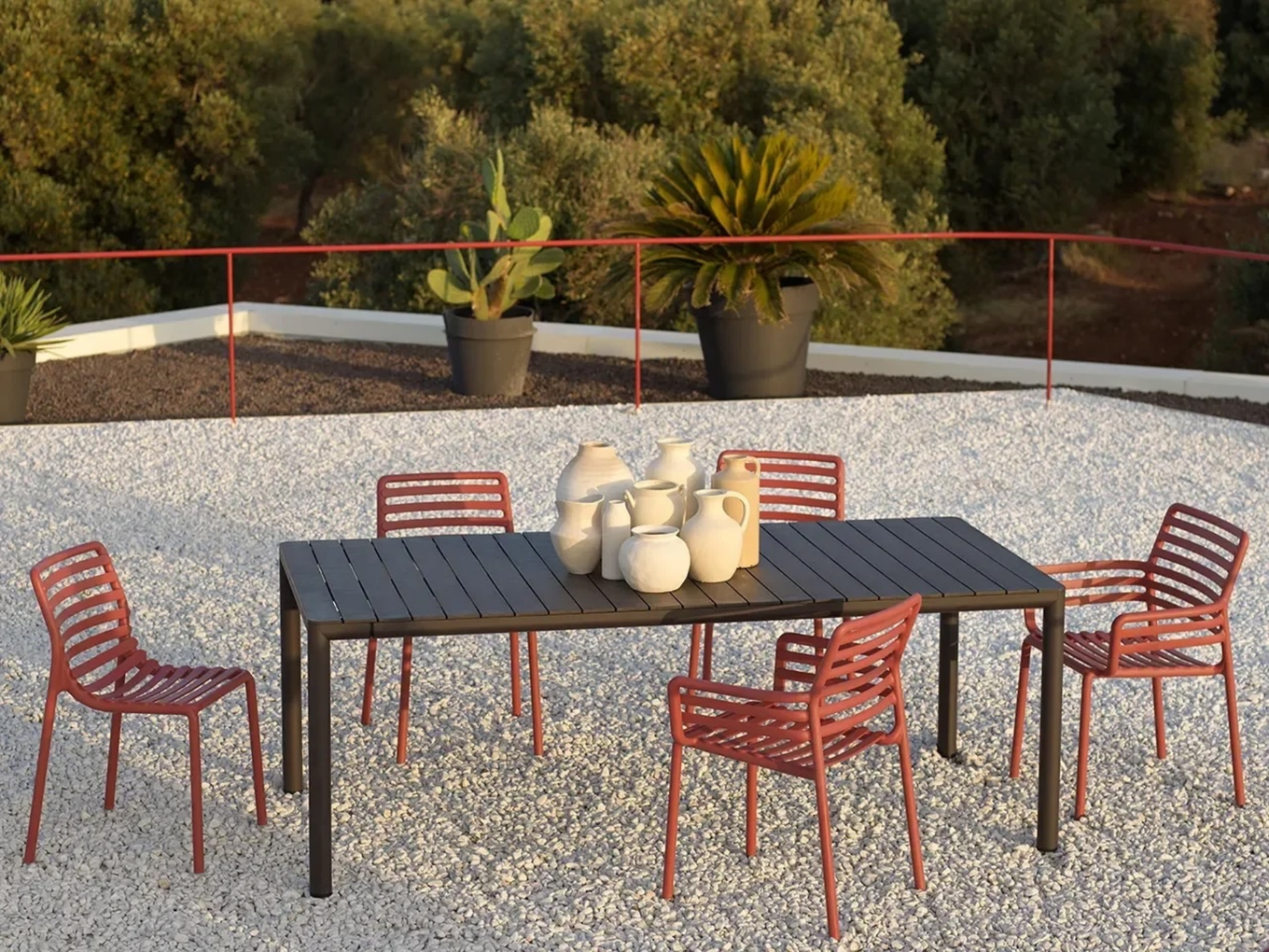 Tavolo Tevere e 6 Sedie Doga