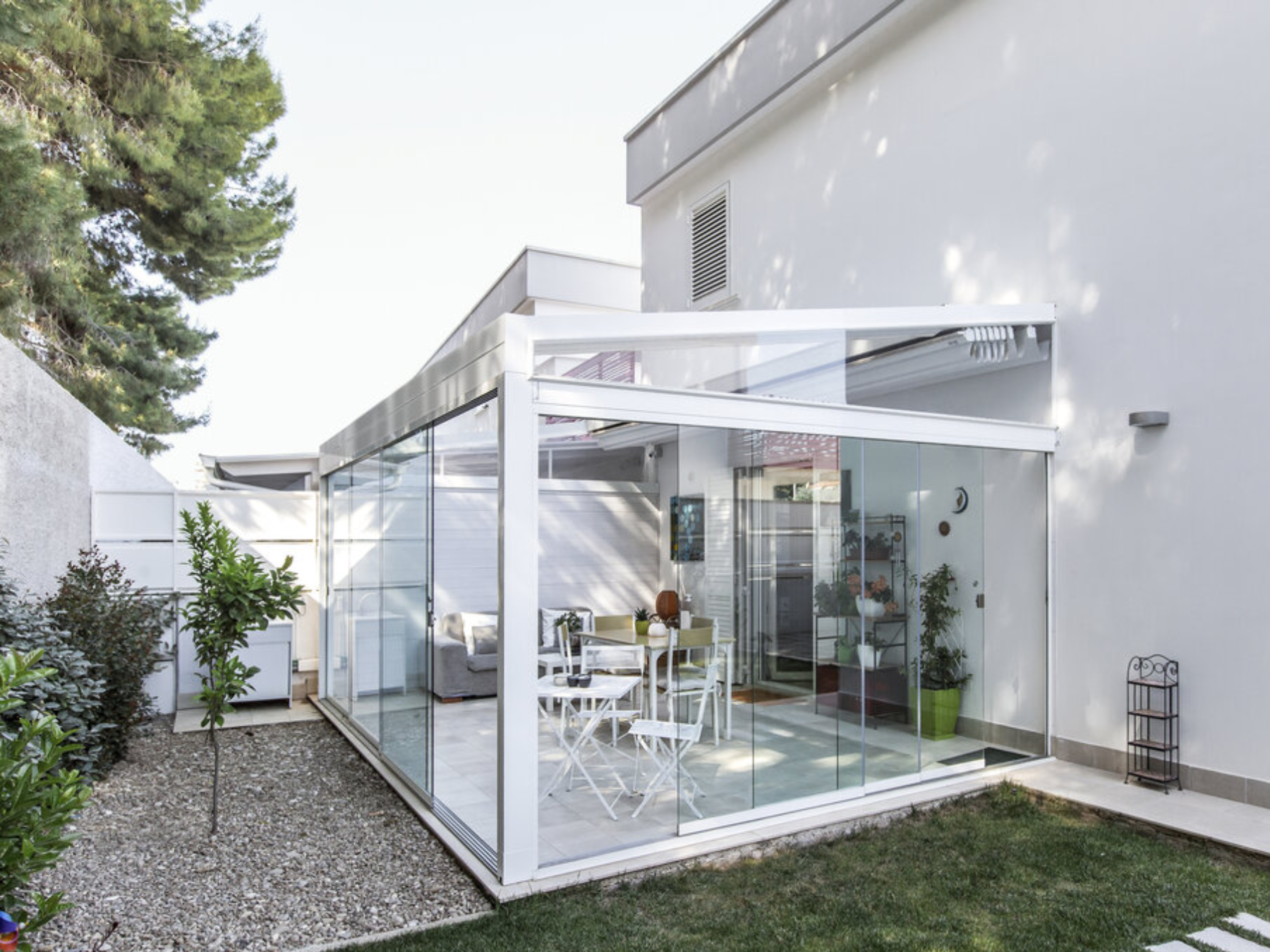 QUADRA - Pergola con Telo Retraibile