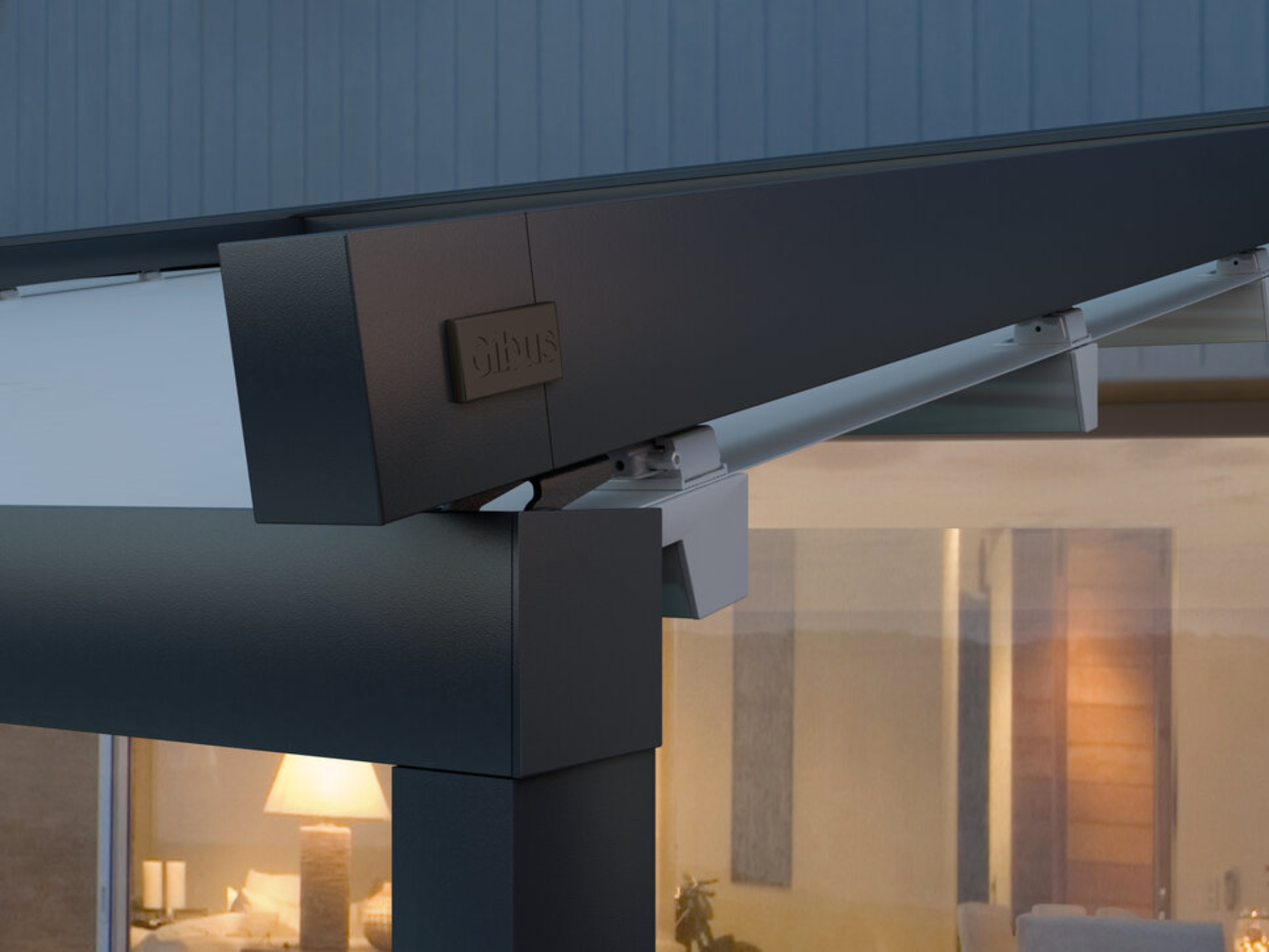 JEANS – Pergola Addossata con Telo Retraibile