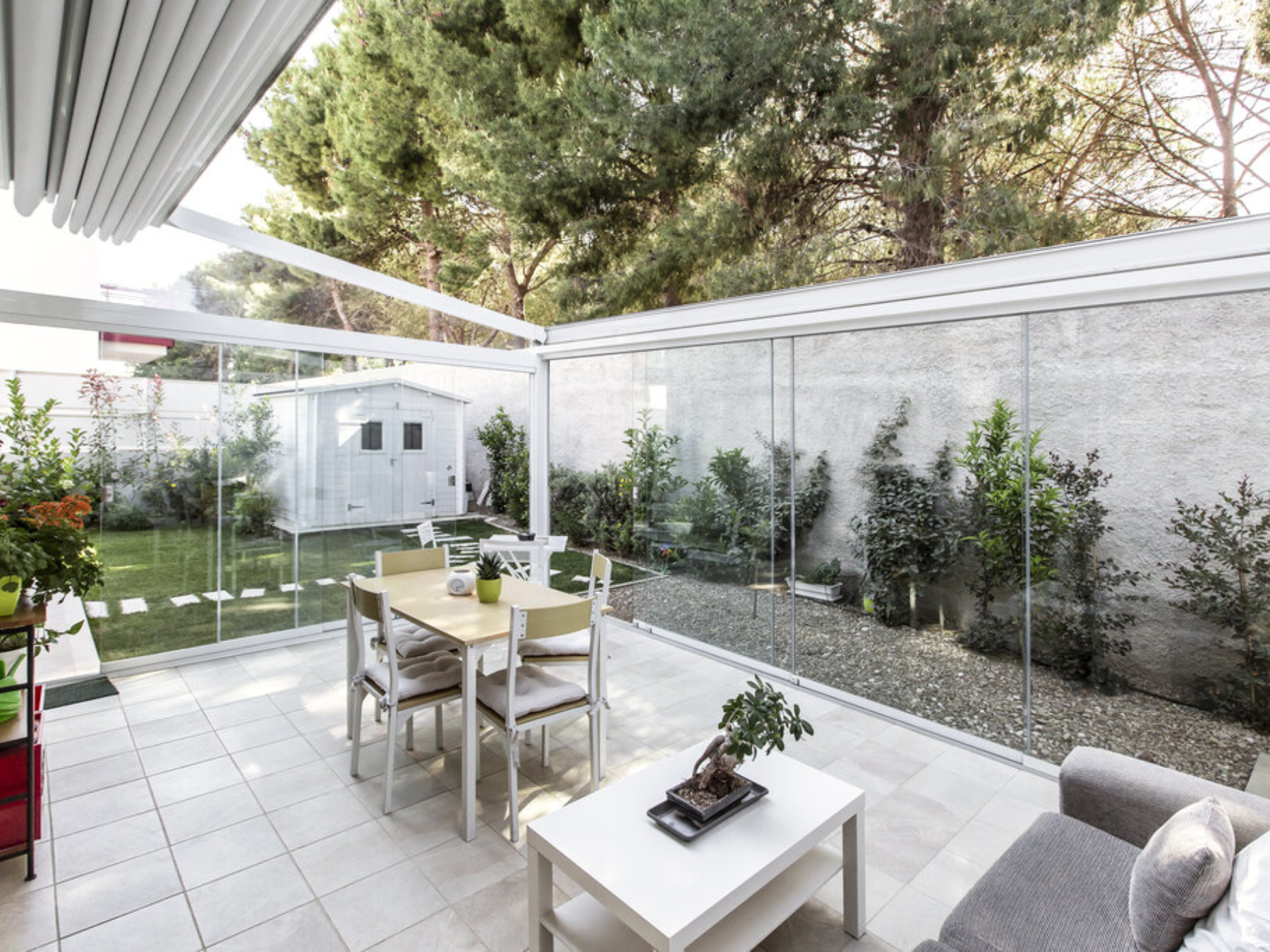 QUADRA - Pergola con Telo Retraibile