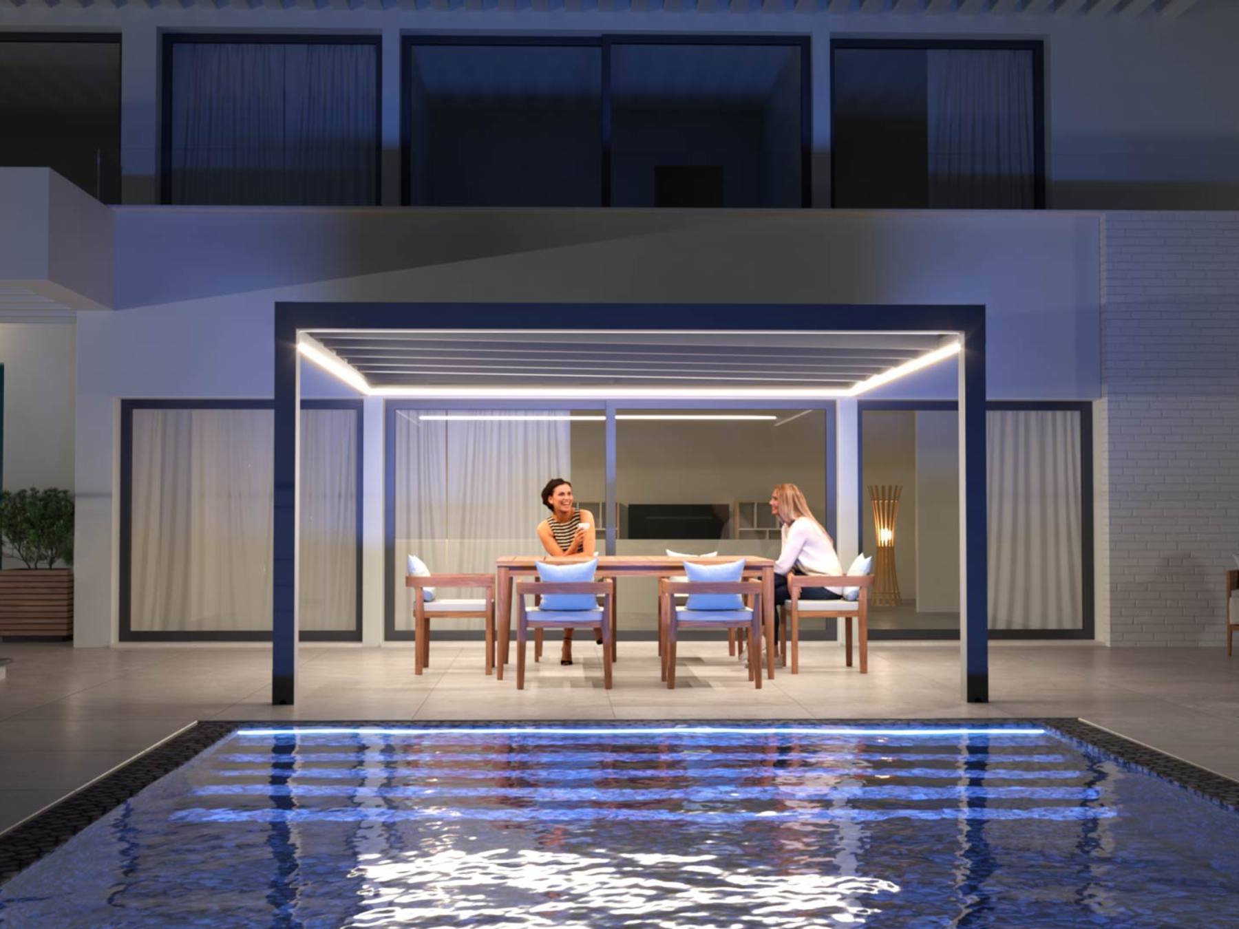 Artika - Pergola Piana con Telo Retraibile