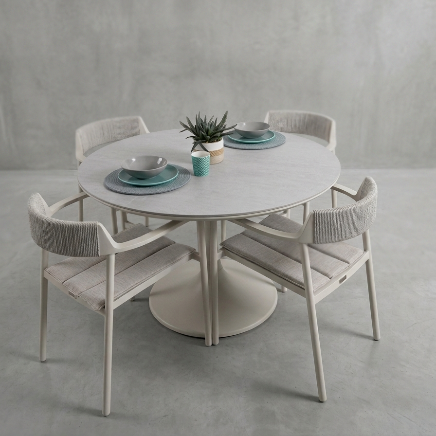 Set Tavolo Arnold & Sedie Ropery Morny