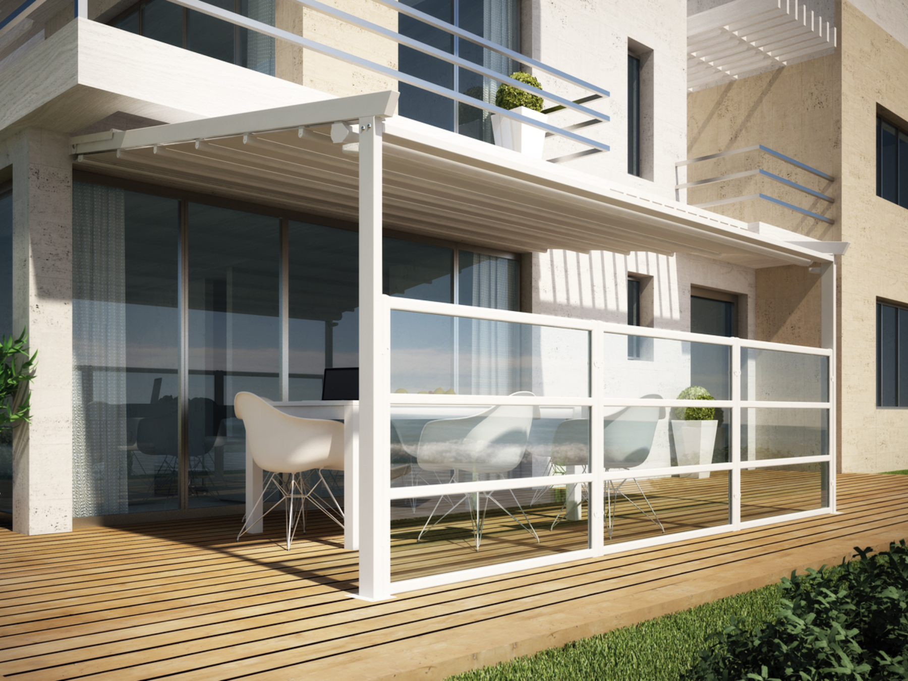 Pergalpack - Pergola con Telo Retraibile