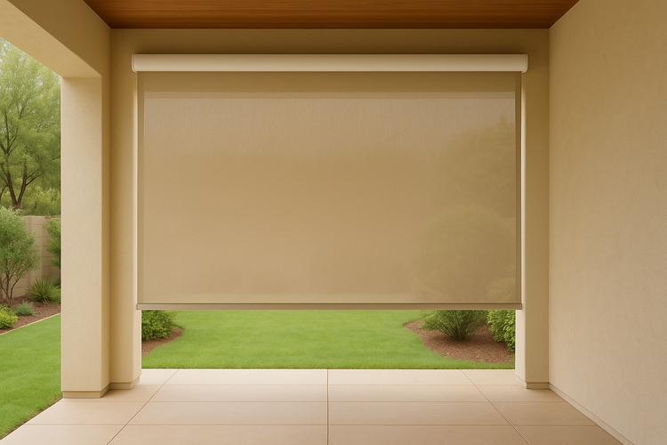 Tenda da portico con giardino migliorato