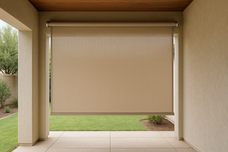 Tenda da sole per portico