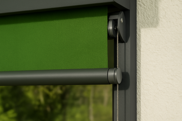 Zoom della tenda con dettagli